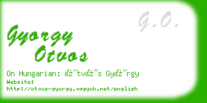 gyorgy otvos business card